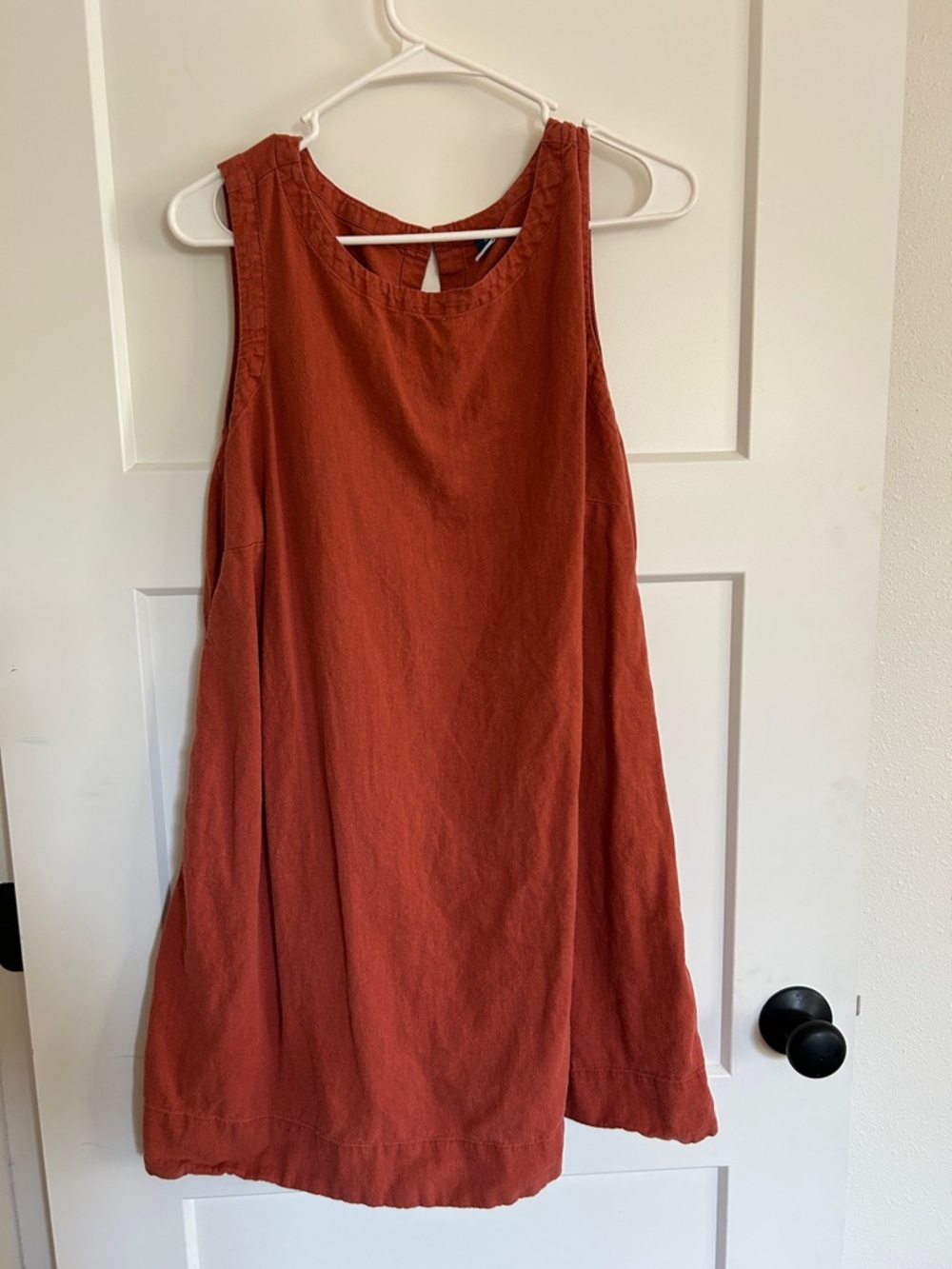 Old Navy Rust-Orange Sleeveless A-Line Dress